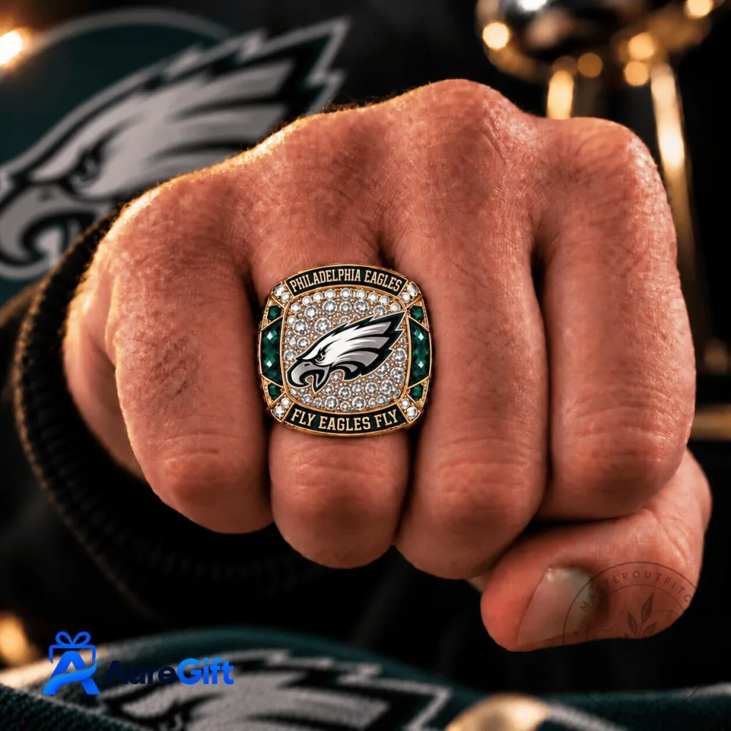 Philadelphia Eagles Super Bowl Championship Ring with Diamond Accents Philadelphia Eagles Super Bowl Championship Ring with Diamond Accents