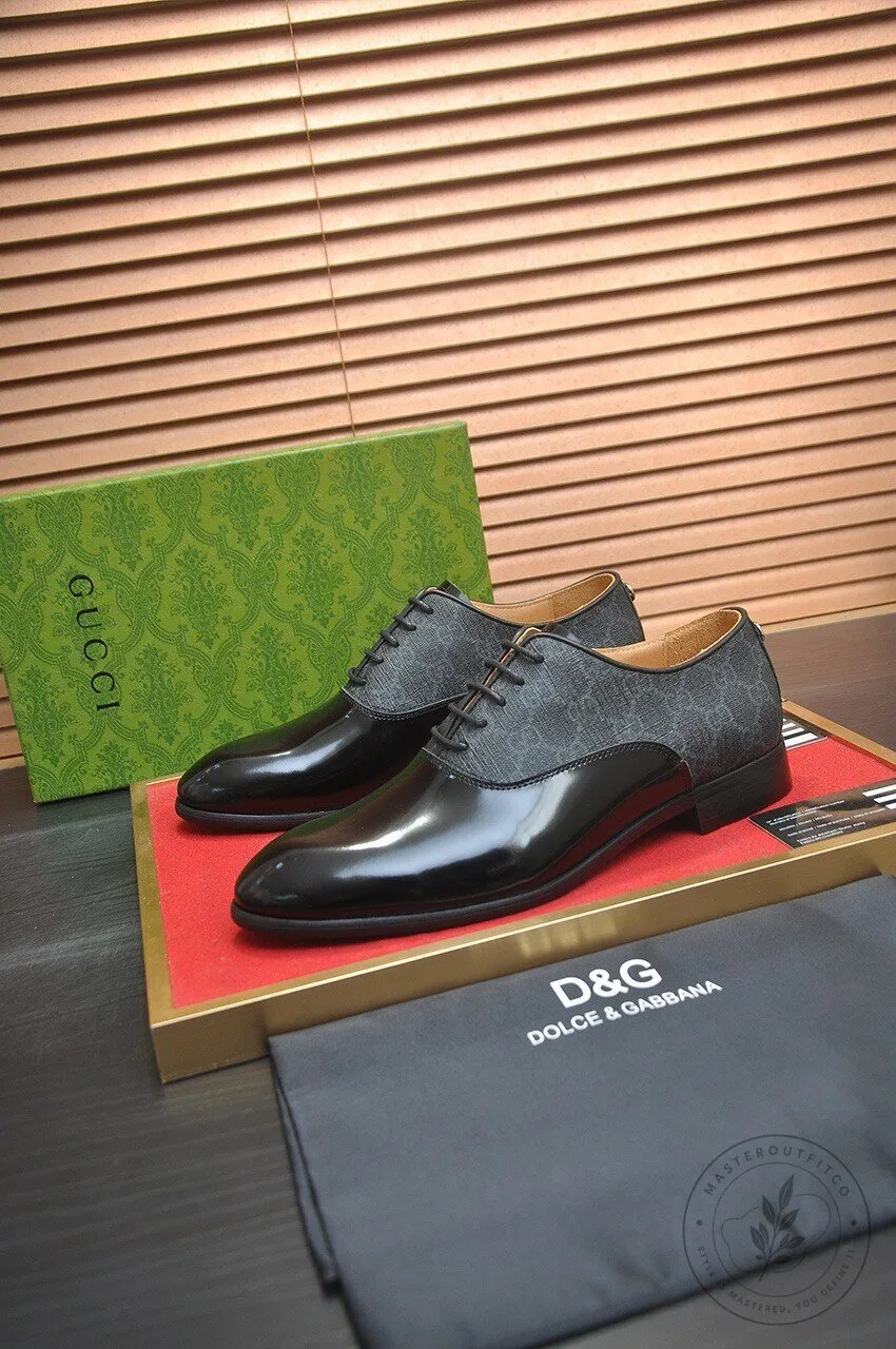 Gucci Black Leather Oxford Dress Shoes for Men 10 Gucci Black Leather Oxford Dress Shoes for Men