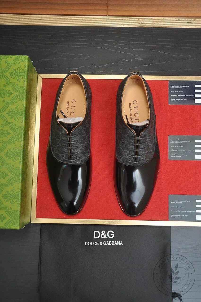 Gucci Black Leather Oxford Dress Shoes for Men 11 Gucci Black Leather Oxford Dress Shoes for Men