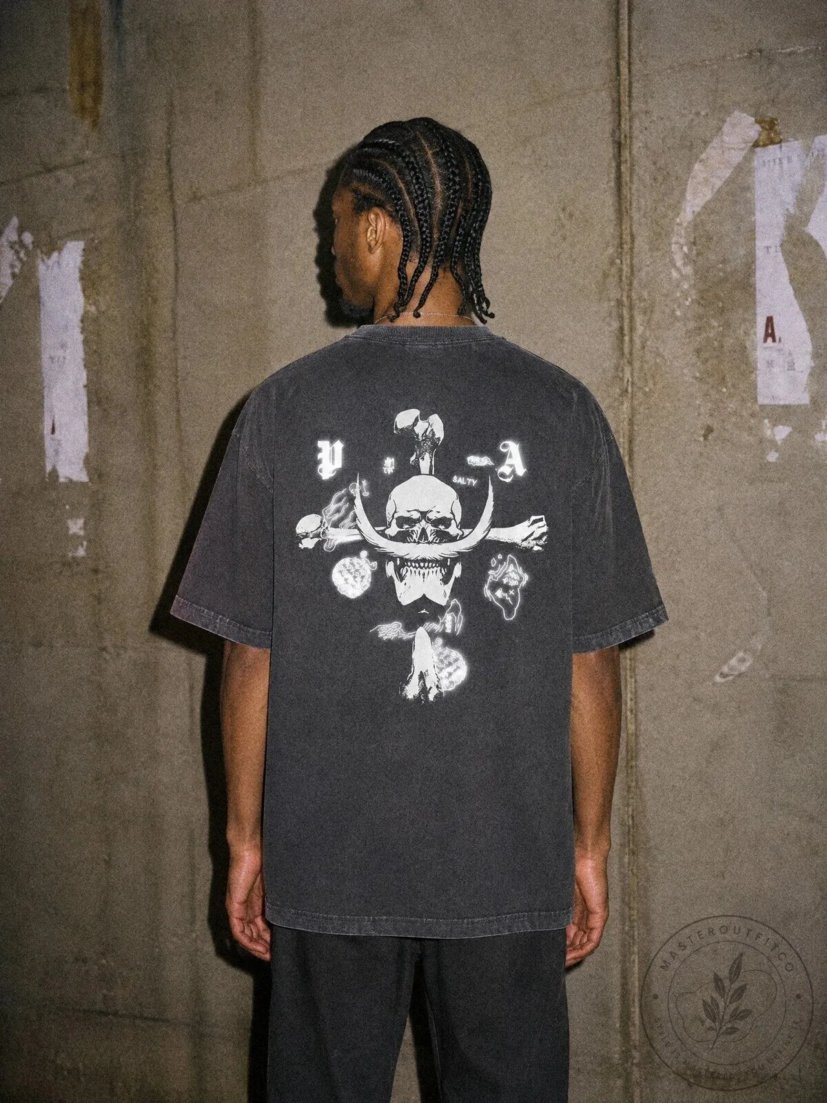One Piece Whitebeard Pirates Legacy Reflective Vintage T-Shirt