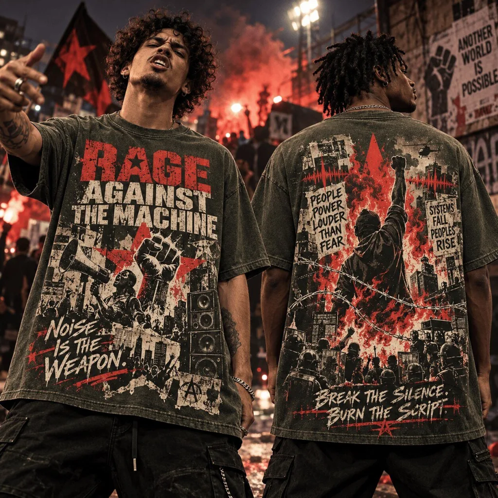 Rage Against The Machine Noise Is The Weapon Protest Graphic T-Shirt 46 Rage Against The Machine Noise Is The Weapon Protest Graphic T-Shirt