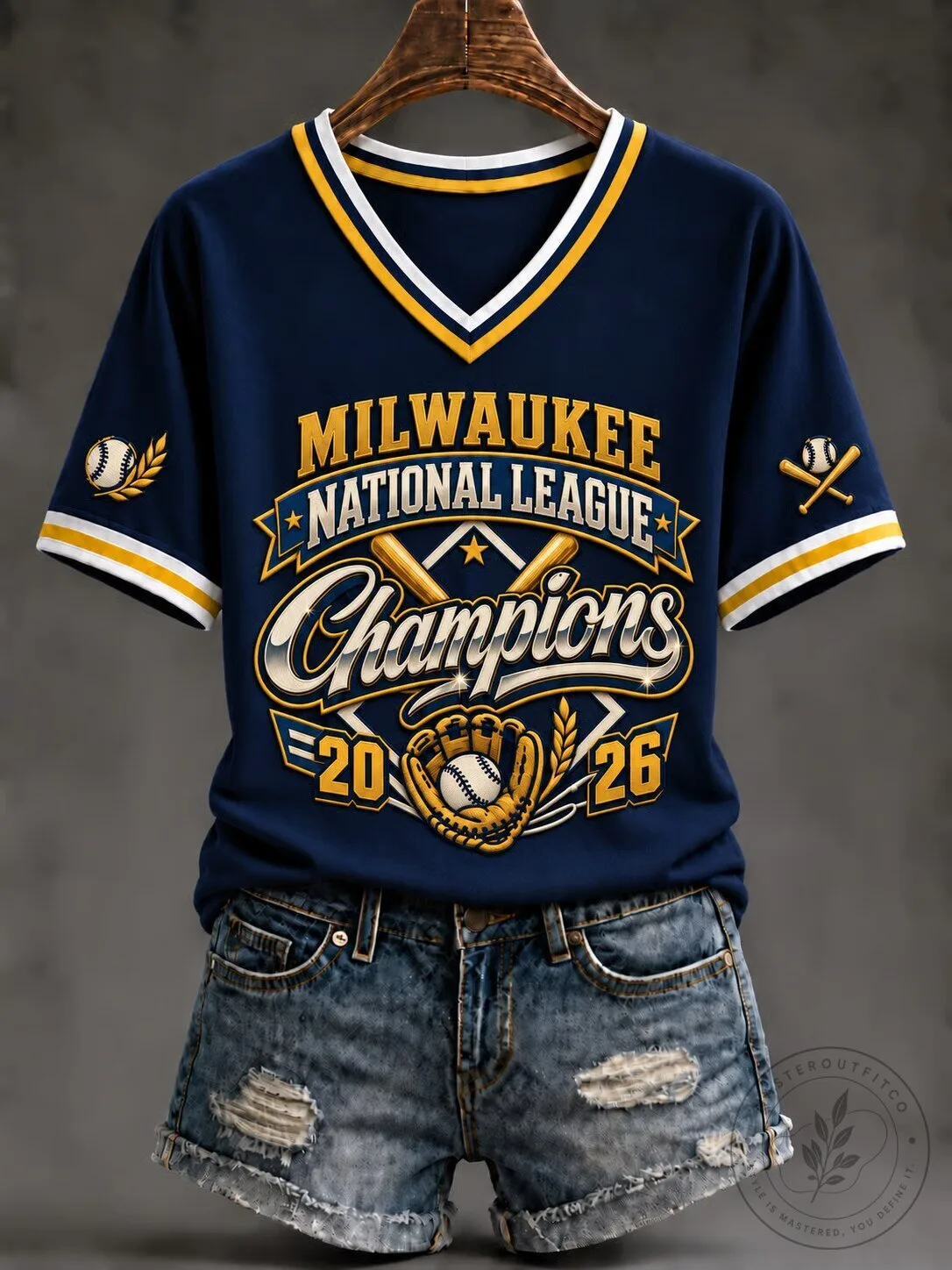 Milwaukee National League Champions 2026 Baseball Team Jersey