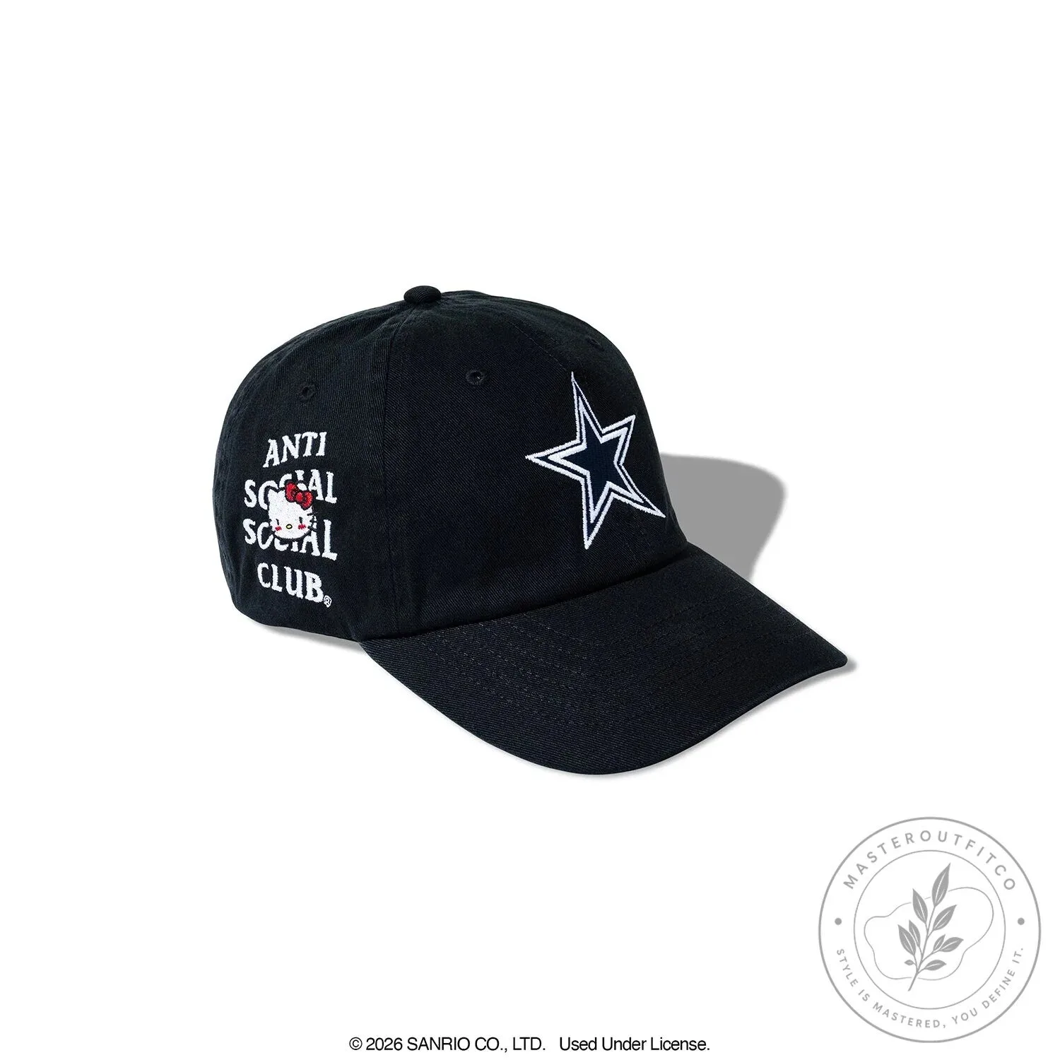 Anti Social Social Club Hello Kitty Dallas Cowboys Touchback Dad Cap Hat 6 Anti Social Social Club Hello Kitty Dallas Cowboys Touchback Dad Cap Hat