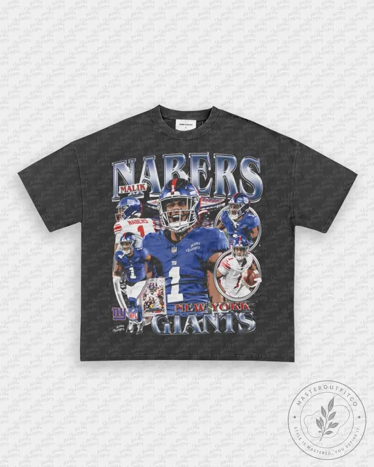 Malik Nabers New York Giants Football Vintage Style T-Shirt 11 Malik Nabers New York Giants Football Vintage Style T-Shirt