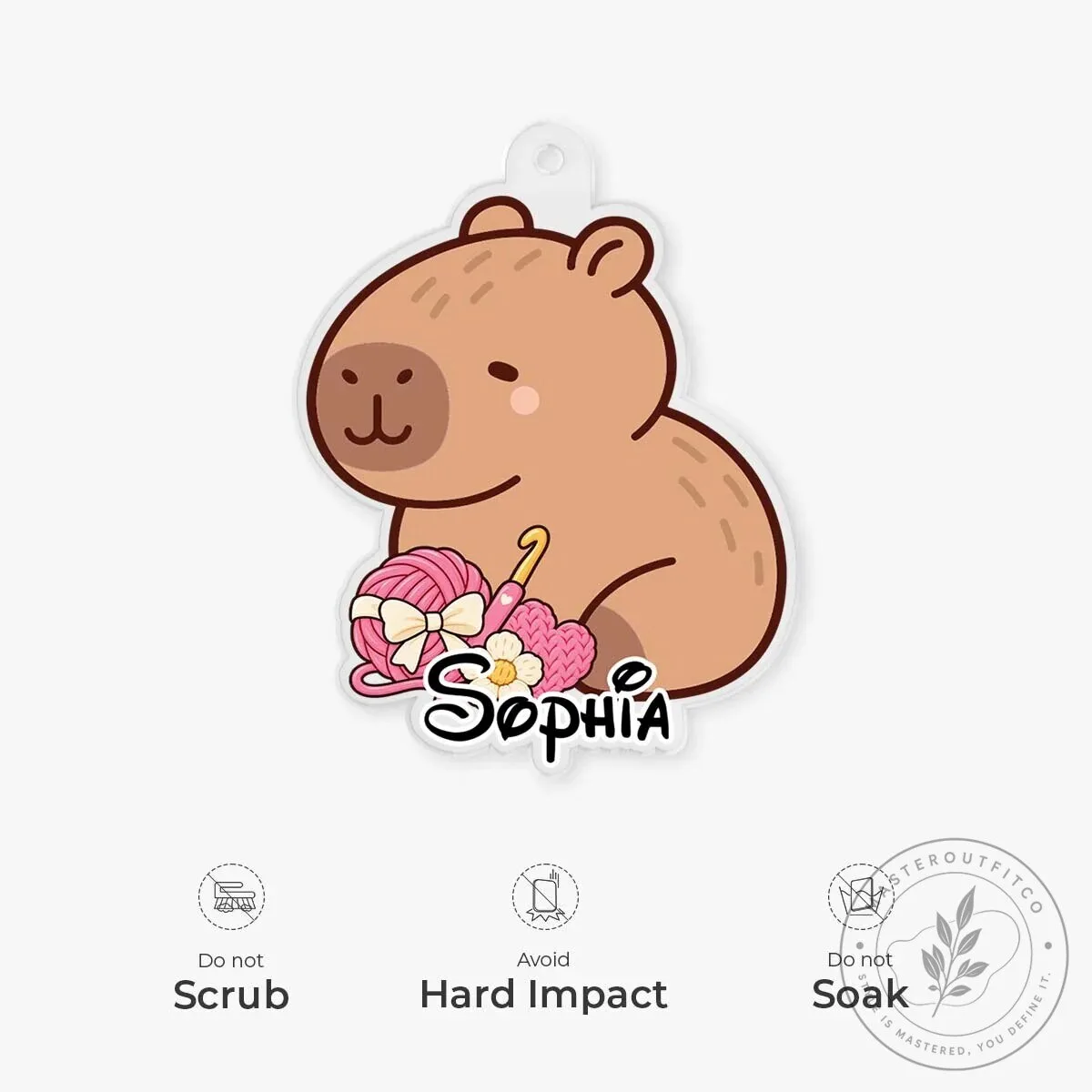 Personalized Capybara Christmas Tree Ornament 12 Personalized Capybara Christmas Tree Ornament