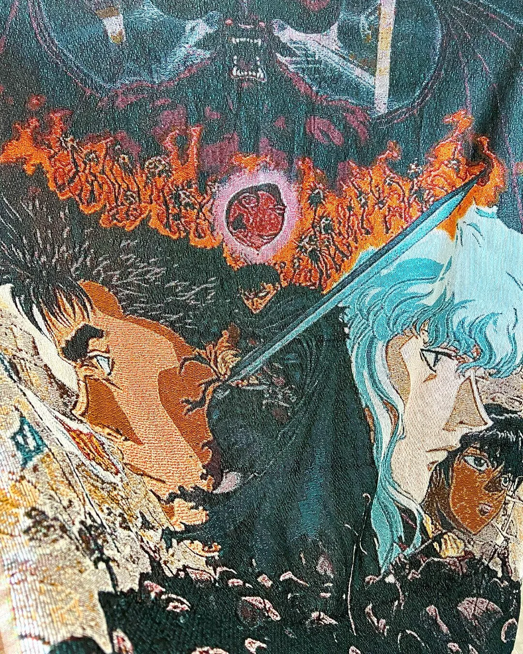 Berserk Anime Guts Griffith Eclipse Throw Blanket 12 Berserk Anime Guts Griffith Eclipse Throw Blanket