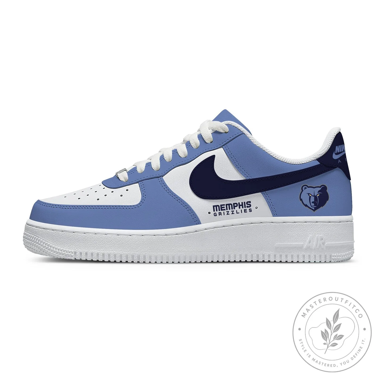Memphis Grizzlies Basketball Team Logo Custom Design Fan Shoes 5 Memphis Grizzlies Basketball Team Logo Custom Design Fan Shoes