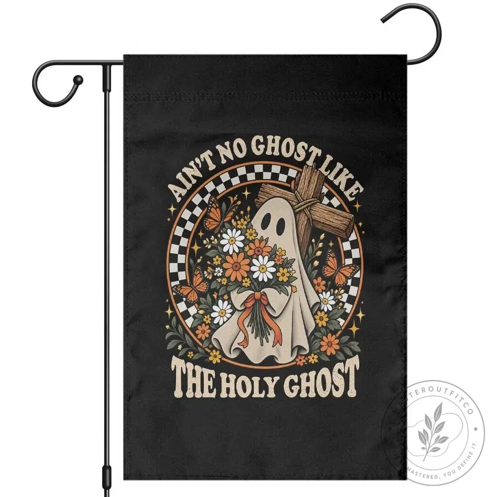 Classic Rock Music Lover Crystal Glass Ornament I May Be Old But I Got To See All The Cool Bands 3 Ain't No Ghost Like The Holy Ghost Christian Halloween Garden Flag