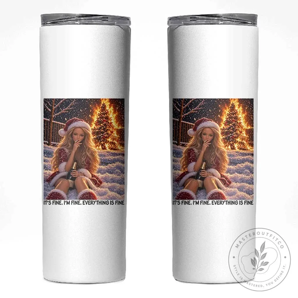 Funny Christmas Tree Burning Meme Sarcastic Holiday Skinny Tumbler Gift 1 Funny Christmas Tree Burning Meme Sarcastic Holiday Skinny Tumbler Gift