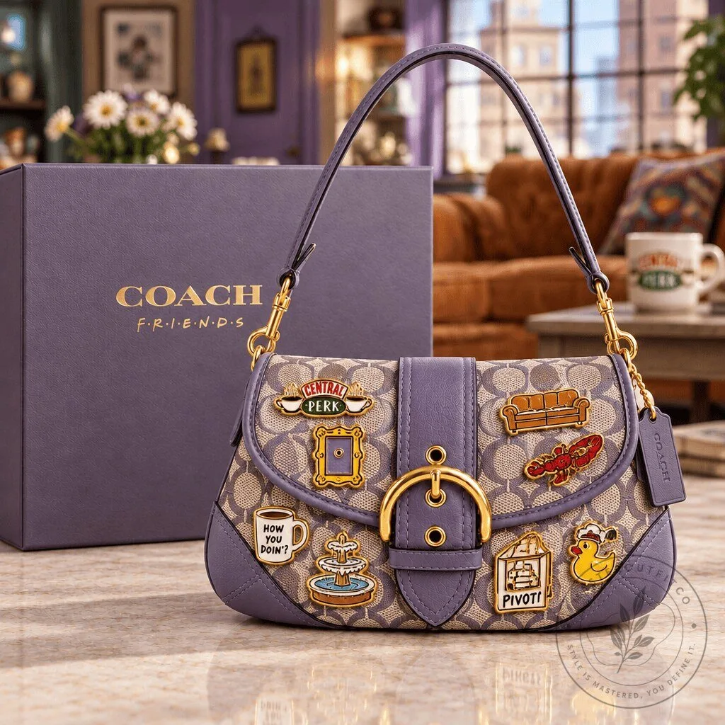 Friends Television Series Coach Soho Bag with Charms
