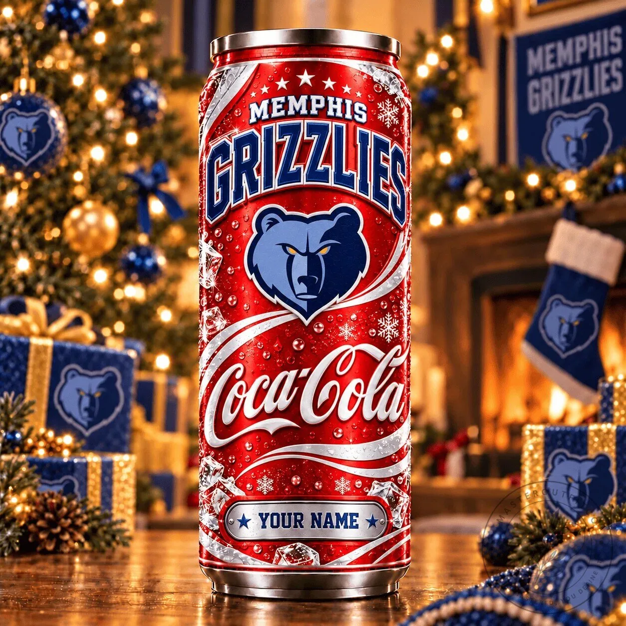 Memphis Grizzlies Coca-Cola Personalized Name Can Tumbler 3 Memphis Grizzlies Coca-Cola Personalized Name Can Tumbler